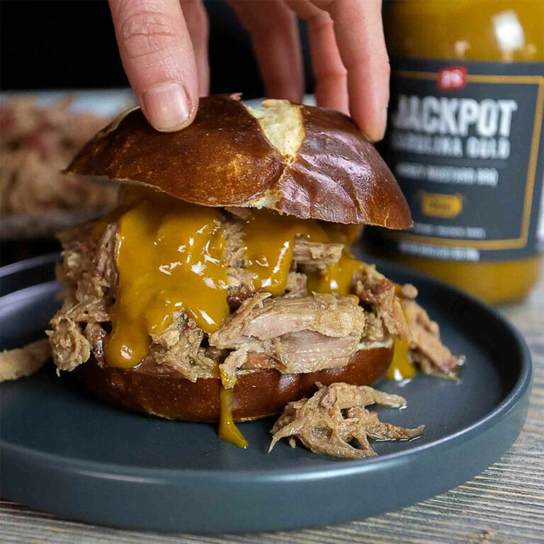 PS Jackpot Carolina Gold Honey Mustard BBQ Sauce Smoke'n Dudes