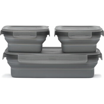 Drip EZ Secondz® Collapsible Food Storage Containers 3-Piece Starter Set