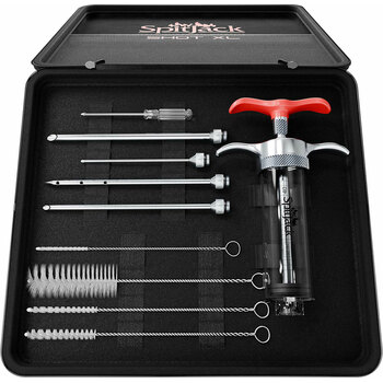 SpitJack SHOT XL Meat Injector Kit With Deluxe Case & Four Needles