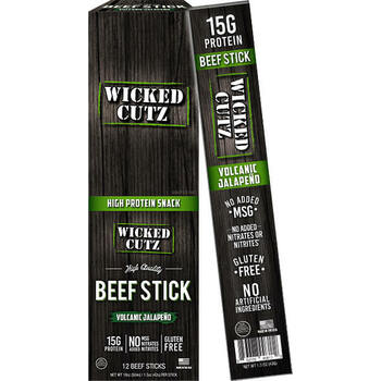 Wicked Cutz Volcanic Jalapeño Beef Stick