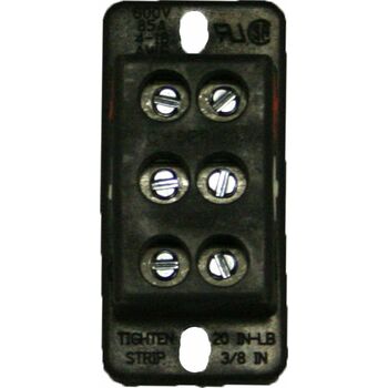 Red/White/Black Terminal Block